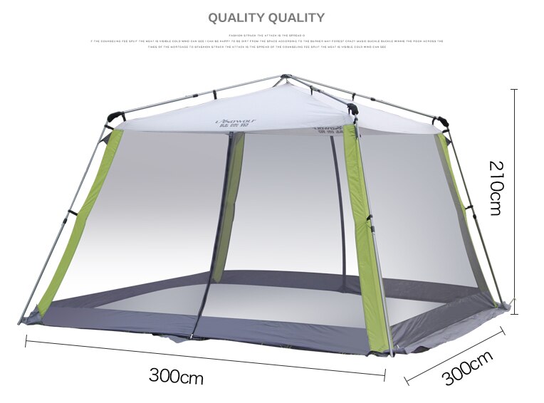 Cheap Goat Tents Outdoor quick opening awning barbecue self driving beach multi person canopy tent courtyard anti mosquito pergola tent   